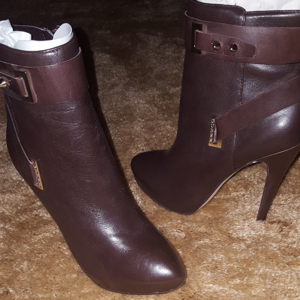 Guess Brown Leather Boots